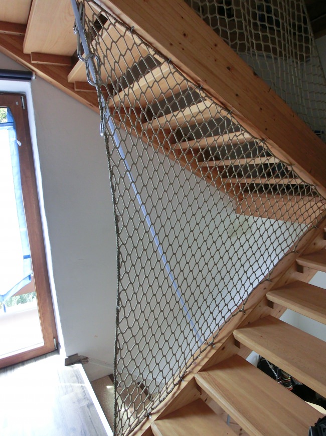 Safety Net for stairs/staircases by the m²